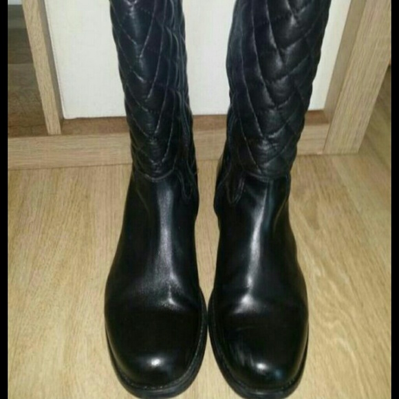 Steve Madden Shoes - Steve Madden Black Riding Boots Sz 7.5